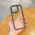 iPhone 17 Pro Max Skal Svart Guld Sköld Stötsäker Transparent
