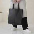 Miniatyrbilde 2 av 5: Backpack Single-Shoulder   Men Women Tote Square Vertical Crossbody Hand shoulder bag Black