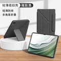 Etui til iPad 7/8/9 10,2 tommer elegant sort 3 Y foldbar deformation tomme tynd tomme spænde