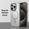 Skal för iPhone 17 Pro Max Grå Magnetisk Hudkänsla Matt Finish