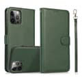 Etui til iPhone15 Apple Grøn 2 i 1 2 1 wallet flip