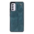 Etui til iPhone 13 Pro kongeblå armbånd lær PU mote kortholder multifunksjonell