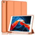 Etui til iPad 9.7\" 2017/2018/ 5/Air 1/6/Air 2 Tri fold Orange Soft