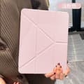Etui til iPad 5/6 9.7\" MCC-Y foldbart klassisk tyndt lyserødt rem til simpel