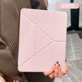 Etui til iPad Pro 10.5\" Y-fold klassisk tyndt lyserødt foldbart pen og simpelt