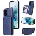 Etui til Samsung S20 FE blå Multifunksjonell flip-kort magnetisk lommebok