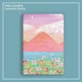 Stilfuldt etui til iPad 2018/2017 9.7\" Blomst Mount Fuji Silikone Blød