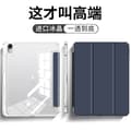 Etui for iPad Mini4/Mini5 7.9\" Høy Transparens Penneholder Dyp Havblå