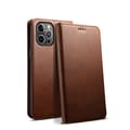Etui til iPhone15Plus J01 Brun flip kortholder