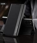 Etui til Samsung S21FE 3 Sort Magnetisk beslag læder flip