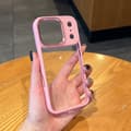 Skal för iPhone 17 Rosa Guld Sköld Stötsäker Transparent