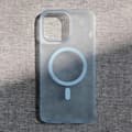 Etui til iPhone 17pro Max Transparent Blå + Magnetisk Ultratynd Mat Hud-Berørings Drop-Resistent