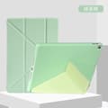 Stilfuldt etui til iPad 7/8/9 10,2 tommer Matcha Grøn Deformeret Foldning