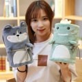 Pikkukuva 4 / 5: Flannel Blanket Nap Blanket Air Conditioning Blanket Small Blanket Thin Single Cloak Portable Carrot 0.8*100cm