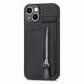 Etui til iPhone 15 Plus Sort AliExpress Kortholder Læder PU Tilpasset
