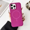 Skal för iPhone 17 Pro Firefly Rose Flytande Magnetisk Full Silikon