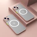 Skal för iPhone 17 Pro Rosa Magnetisk Stötsäker Frostat