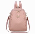 Miniatyrbilde 1 av 5: Kvinner jente ryggsekk skulderveske skolesekk Koreansk stil All-Match Oxford Cloth Waterproof College Style Bokstaver utskrift Pink