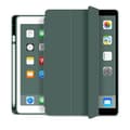 Stilfuldt etui til iPad mni4/5 mørkegrøn fin struktur bagside