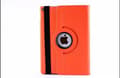 Etui til iPad Pro 12.9 2017/2015 Orange Roterende Læder Litchi Tekstur Orange