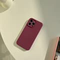 Skal för iPhone 17 Pro Plommon Flytande Silikon Enfärgad