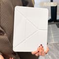 Etui til iPad 5/6 9.7\" MCC-Y foldbart klassisk tyndt månehvidt rem til let simpel
