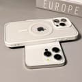 Skal för iPhone 17 Vit transparent magnetisk White