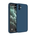 Skal för iPhone 17AIR Royal Blue Cube Flytande Silikon Anti-fall och Hållbart