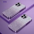 Deksel for iPhone 17 Air Midnight Purple Gradient Lightning Plating Støtsikker