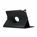 Etui til iPad 2017/2018/Air 1/2/9.7\" sort lychee mønster 360° roterbar