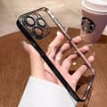 Skal för iPhone 17 Pro Max anti-fall elektropläterad linsskydd