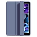 Etui for iPad Mini4/Mini5 7.9\" Tri fold Side Sticker Lavendelgrå Myk Silikon Lær