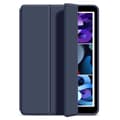 Stilfuldt etui til iPad 7/8/9 10.2\" Tri fold Side Deep Sea Blue Silikone Blød