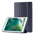Etui til iPad 10,2 tommer 2019/2020/2021 tri fold mørkeblå blød silikone tekstur læder Dark Blue