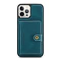 Etui til Samsung Note20Ultra 209 Blått Kort bakside lær magnetisk avtakbart