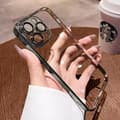 Skal för iPhone 17 Pro anti-fall elektropläterad linsskydd