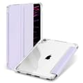 Stilfuldt etui til iPad 5/6 Air1/2 9.7\" lys lilla tri fold rem
