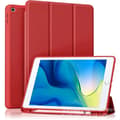Etui til iPad 9.7\" 2017/2018/ 5/Air 1/6/Air 2 tri fold rød silikone