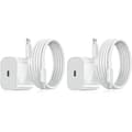 iPhone-laddare, snabbladdare, adapter + kabel 20W USB-C vit, 4-pack iPhone 4-Pack iPhone