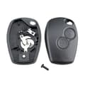 Nyckelskal Renault Modus / Clio / Kangoo / Twingo - 2 knappar
