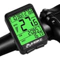Trådløs cykelcomputer IP54 vandtæt cykelhastighedsmåler trådløs med baggrundsbelyst display og stopur