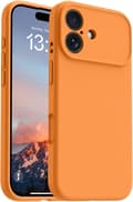 Silikonfodral för iPhone 17 Pro, MagSafe-kompatibel, stötsäker, orange Orange iPhone 17 Pro