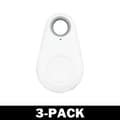 GPS Mini Tracker för Hund / Katt / Nycklar Vit, 3-pack 3-Pack