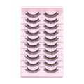 10 paria 3D Mink DD Curl venäläisiä tekoripsiä TK03