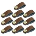 Miniatyrbillede 1 af 5: Hardware læderhåndtag Robust multifunktionelt skabshåndtag til soveværelse, B3086 Camel B3086 Camel