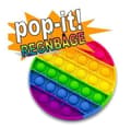 Het Popit Fidget Pop It Regnbågsrund, CE-godkänd