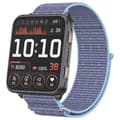 Miniatyrbilde 2 av 5: For Garmin Venu X1 håndleddsstropp Magic Tape Nylon Loop klokkebånd med metallring - blå Multicolor Blue