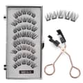 Magneettiset tekoripset ripsentaivuttimella / Tekoripset musta