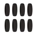 8PCS/ Set Resväska Hjulskydd black