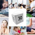 Miniatyrbilde 5 av 5: Cube Timer, Time Cube Timer for ADHD Produktivitet Øvelse Flip Timer Klasserom Læring Tid Nedtelling